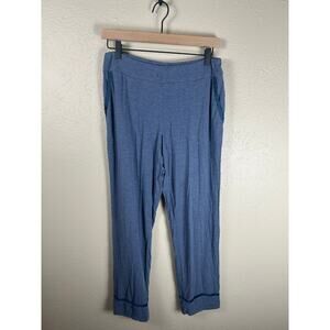Soma Size Medium Lounge Pants Pajamas Heathered Blue Comfort Stretch Loungewear